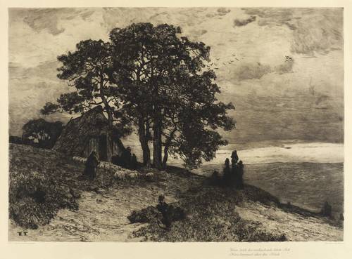 Feldmann, Wilhelm -  -  - Abend in der Lüneburger Heide