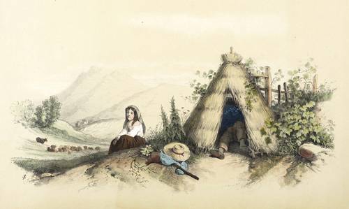 Ferogio, Fortuné - L'album de Ferogio - L'album de Ferogio - Ruhendes Hirtenpaar