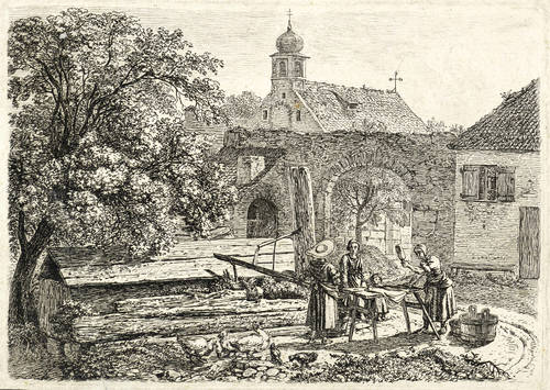 Erhard, Johann Christoph -  -  - Die Wäscherin am Röhrbrunnen