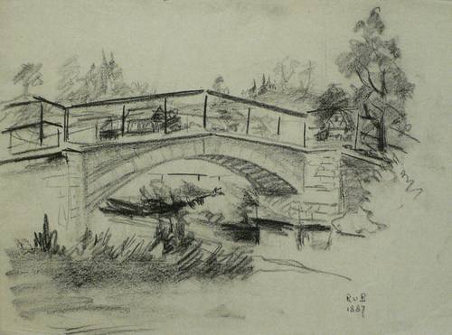 Monogrammist RvB -  -  - Flussbrücke