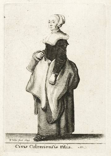 Hollar, Wenzel - Kölner Tracht - Kölner Tracht - Civis Coloniensis Filia