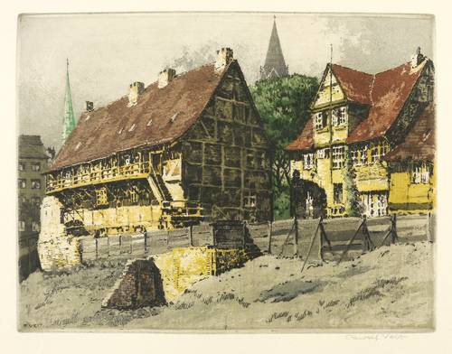 Veit, Rudolf -  -  - Hamburg. Alte Häuser