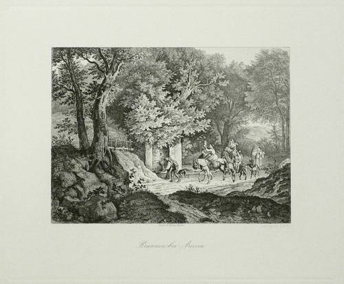 Richter, Adrian Ludwig -  -  - Brunnen bei La Riccia (Ariccia)