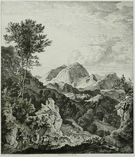 Richter, Adrian Ludwig -  -  - Rocca di Mezzo