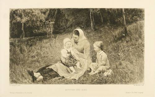 Woernle, Wilhelm -  -  - Mutter und Kind