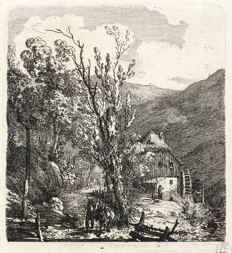 Lebschée, Carl August -  -  - Die Wassermühle
