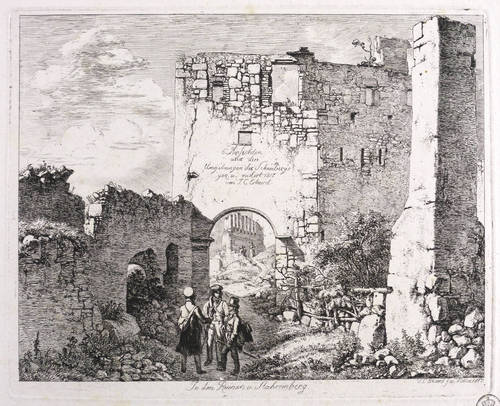 Erhard, Johann Christoph -  -  - In den Ruinen v. Stahremberg