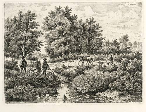 Groux, Charles Jean -  -  - Entenjagd