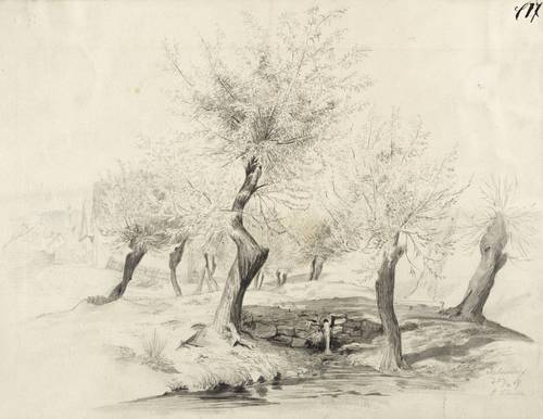 Tübbecke, Paul Wilhelm - Bachlauf in Weimar-Gaberndorf - Bachlauf in Weimar-Gaberndorf - Gaberndorf