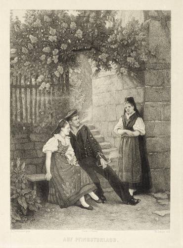 Langer, Theodor -  -  - Auf Pfingsturlaub