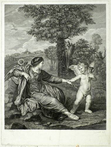 Avril, Jean Jacques d.Ä -  -  - Klytia und Amor