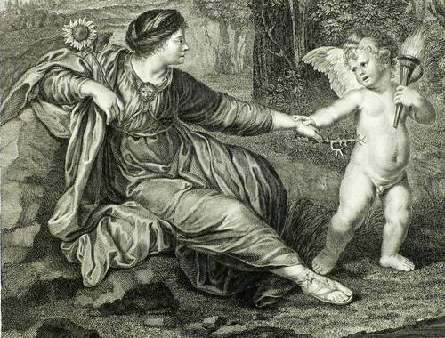 Avril, Jean Jacques d.Ä -  -  - Klytia und Amor