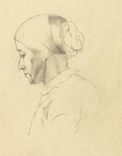 Roth, Sophie von -  -  - Profilbildnis einer Frau