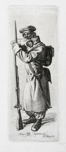 Erhard, Johann Christoph -  -  - Der russische Infanterist