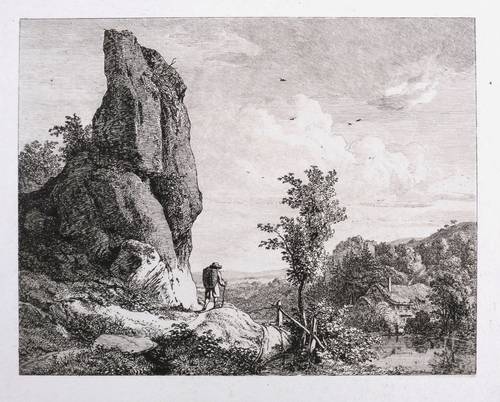 Erhard, Johann Christoph - Die Landschaften im Geschmack des Molitor - Die Landschaften im Geschmack des Molitor - Der kegelförmige Felsen