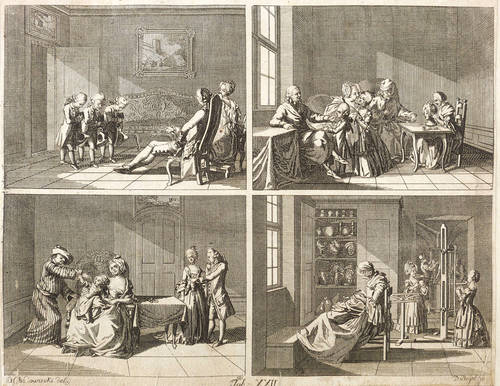 Chodowiecki, Daniel Nikolaus (nach) - Triebe oder Neigungen der Menschen - Triebe oder Neigungen der Menschen - 