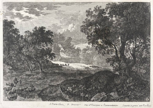 Perelle, Gabriel -  -  - Landschaft mit Rinderherde