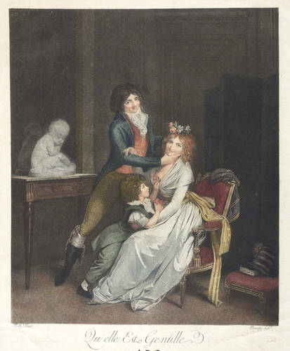 Boilly, Louis Léopold (nach) -  -  - Qu'elle est Gentille (Wie nett sie ist)