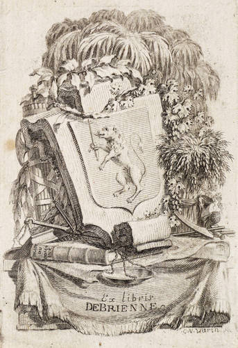 Varin, Charles Nicolas -  -  - Ex libris Debrienne