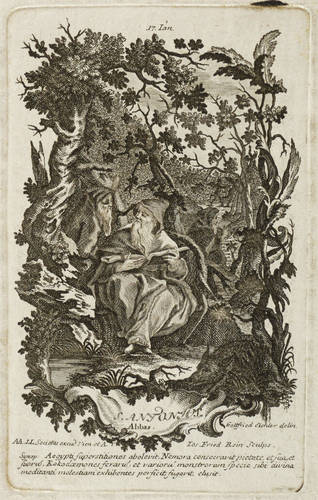 Rein, Joseph Friedrich - Heiligenkalender. - Antonius der Große - Heiligenkalender. - Antonius der Große - S. Antonios. Abbas