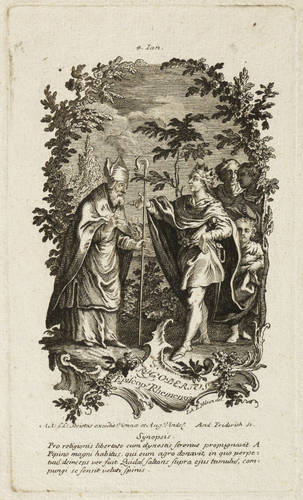 Fridrich, Jacob Andreas - Heiligenkalender. - Rigobert von Reims - Heiligenkalender. - Rigobert von Reims - S. Rigobertus Episcop[us] Rhemensis