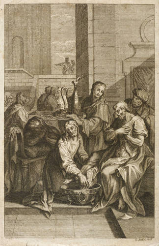 Scotin, Gérard d.J -  -  - Fußwaschung Christi