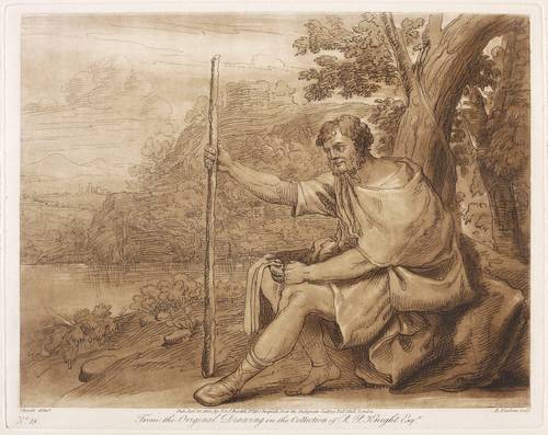 Earlom, Richard - Nach Claude Lorrain - Nach Claude Lorrain - Rastender Heiliger