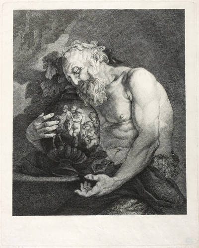 Schulze, Christian Gottfried -  -  - Silenus ebrius et dormiens