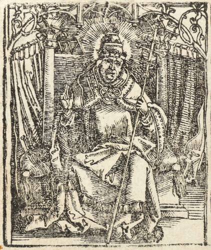 Monogrammist SE -  -  - Papst Gregor der Große