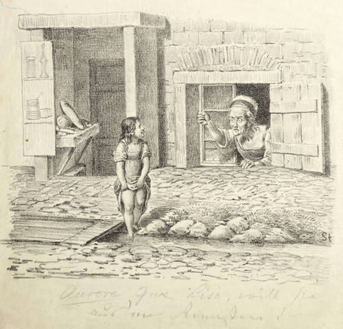 Stürmer, Johann Heinrich -  -  - Aurore, Jux Lise, will sie aus'm Reinwasser!