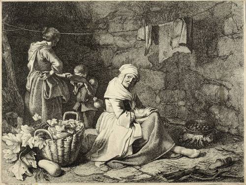 Londonio, Francesco -  -  - Die Alte mit den Kastanien