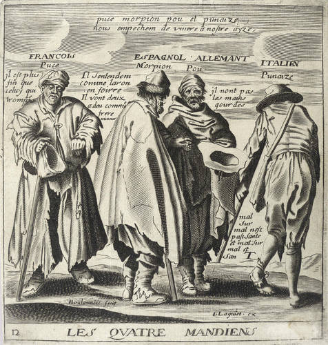 Boulonois, Esme de -  -  - Vier Bettler