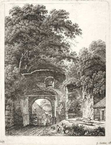 Hammer, Christian Gottlob -  -  - Dörfliche Szene