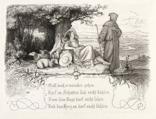 Brennhäuser, Andreas Wolfgang -  -  - Schäferin und Pilger