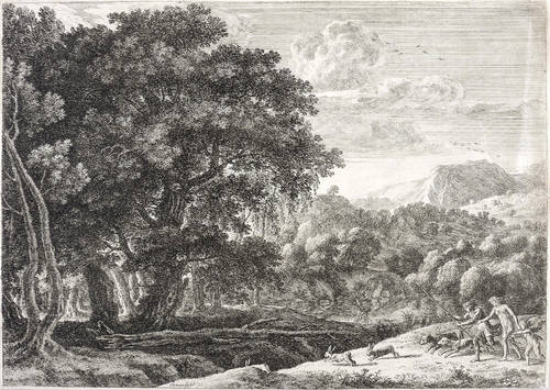 Swanevelt, Herman van - Die Geschichte von Adonis - Die Geschichte von Adonis - Venus exerse Adonis a chose de peu et luy destournoit