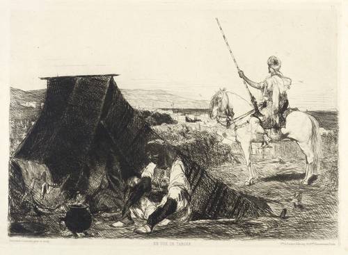 Benjamin-Constant, Jean-Joseph -  -  - En vue de Tanger