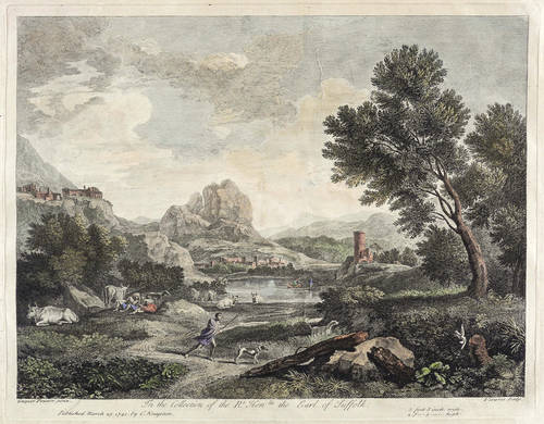 Vivares, Francois -  -  - Ideallandschaft nach Poussin