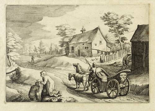 Merian, Matthäus d.Ä - Schwalbacher Reise - Schwalbacher Reise - Taufe des Kämmerers aus Mohrenland