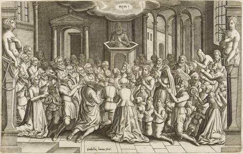 Haen, Willem de - Dankgebet nach der Befreiung von Leiden 1574 - Dankgebet nach der Befreiung von Leiden 1574 - 