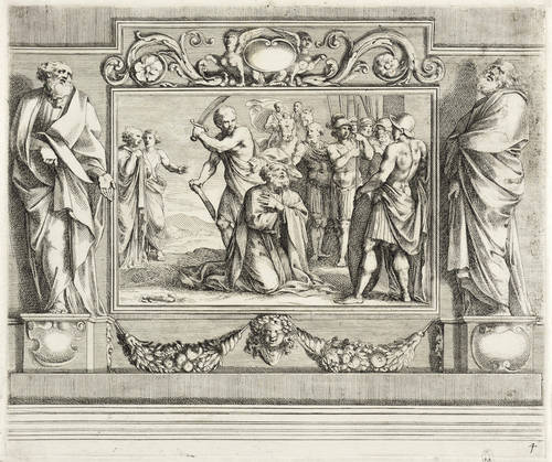 Bartoli, Pietro Santi - Nach Giovanni Lanfranco - Nach Giovanni Lanfranco - Martyrium des Hl. Paulus