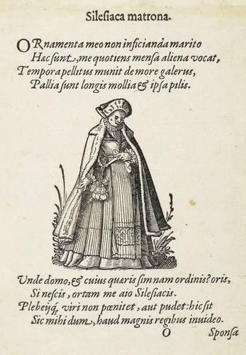 Amman, Jost - Tracht einer verheirateten Schlesierin - Tracht einer verheirateten Schlesierin - Silesiaca matrona