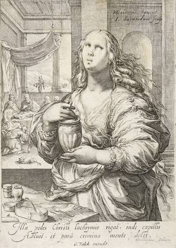 Saendram, Jan - Maria Magdalena - Maria Magdalena - Illa pedes Christi lachrymis rigat, inde capillis | Abluit, et pura crimina mente dolet