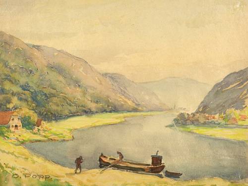 Popp, Oskar -  -  - Donautal