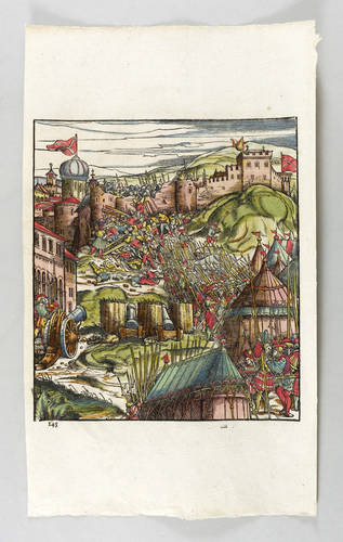 Burgkmair, Hans d.Ä -  -  - Der Sturm vor Bern durch Signor Bartholomeo