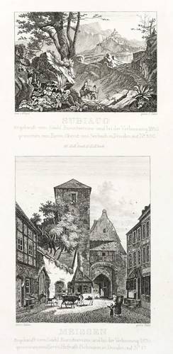 Faber, Carl Gottfried Traugott - Subiaco & Meißen - Subiaco & Meißen - Subiaco. Meissen