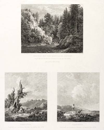 Veith, Johann Philipp - Rabenauer Grund & Viehstücke - Rabenauer Grund & Viehstücke - Parthie aus dem Rabenauer Grunde. Viehstück. Viehstück