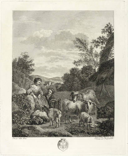 Couché, Jacques & Dequevauvillier, François - Nach Simon van der Does - Nach Simon van der Does - Viehstück mit Kindern