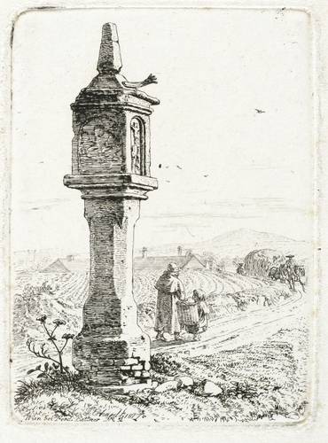 Erhard, Johann Christoph -  -  - Die Denksäule mit der eisernen Hand