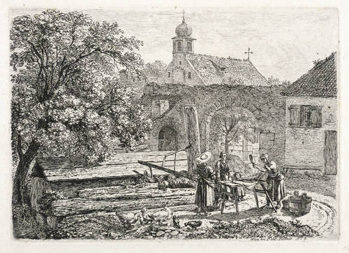 Erhard, Johann Christoph -  -  - Die Wäscherin am Röhrbrunnen