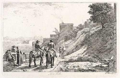 Erhard, Johann Christoph - Süddeutsche Ansichten - Süddeutsche Ansichten - Bei Tuln (Tulln an der Donau)